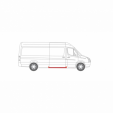 SLIDING DOOR SILL DRIVERS SIDE RH