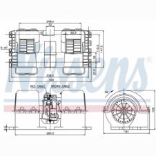 INTERNAL TWIN FAN BLOWER MOTOR