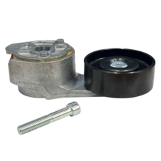AUXILIARY BELT TENSIONER WITH METAL PULLEY