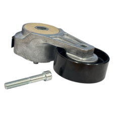 AUXILIARY BELT TENSIONER WITH METAL PULLEY
