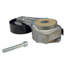 AUXILIARY BELT TENSIONER WITH METAL PULLEY