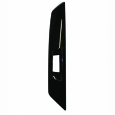 'BLACK GLOSS FINISH MIRROR ARM COVER DRIVER SIDE RH 