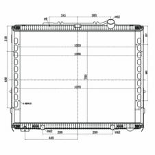 COOLANT RADIATOR WITH FRAME