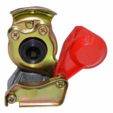 RED PALM COUPLING WITH SELF SEALING VALVE M22x1.5