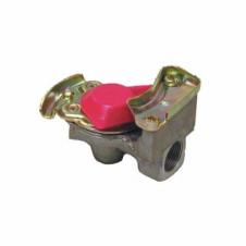 RED PALM COUPLING WITH SELF SEALING VALVE M22x1.5