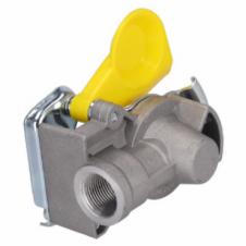 YELLOW PALM COUPLING WITH SELF SEALING VALVE M22x1.5