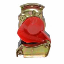 RED PALM COUPLING WITH SELF SEALING VALVE M16x1.5
