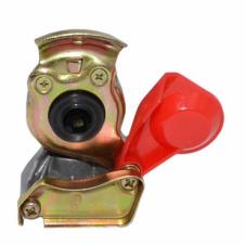 RED PALM COUPLING WITH SELF SEALING VALVE M16x1.5