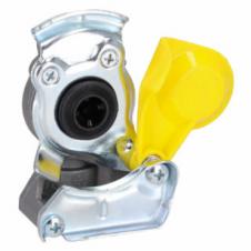 YELLOW PALM COUPLING WITH SELF SEALING VALVE M16x1.5