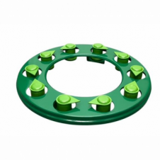 GREEN COATED WHEEL COVER & WHEEL NUT INDICATORS
