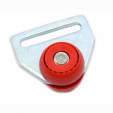 RED CURTAINSIDER ROLLER 35X31MM