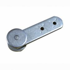 STEEL WHEEL CURTAINSIDER ROLLER 38X29MM