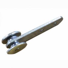 STEEL WHEEL CURTAINSIDER ROLLER 38X29MM
