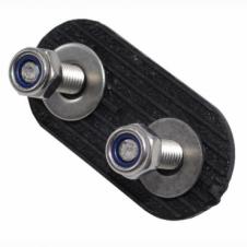 PLASTIC FITTING KIT FOR CURTAINSIDER ROLLER 55X25MM