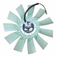 VISCOUS FAN CLUTCH HUB WITH BLADES