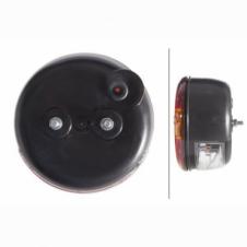 REAR 'HAMBURGER STYLE TAIL LAMP WITH NUMBER PLATE LAMP