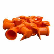32MM ORANGE LONG REACH WHEEL NUT INDICATOR COVER (PKT20)