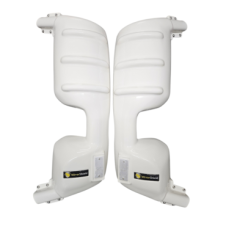WHITE SUPER STRONG MIRROR GUARD SET