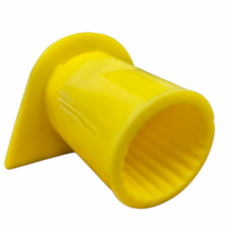 17MM YELLOW LONG REACH WHEEL NUT INDICATOR COVERS (PKT 10)