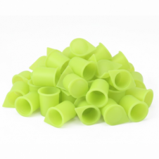 19MM FLUORESCENT YELLOW LONG REACH WHEEL NUT INDICATOR COVERS (PKT 50)