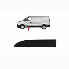BLACK FRONT DOOR SIDE MOULDING PANEL PASSENGER SIDE LH