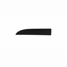 BLACK FRONT DOOR SIDE MOULDING PANEL PASSENGER SIDE LH