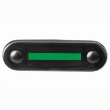 LED GREEN SMOKED MARKER LAMP 0.5M CABLE