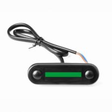 LED GREEN SMOKED MARKER LAMP 0.5M CABLE
