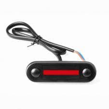 LED RED SMOKED MARKER LAMP 0.5M CABLE