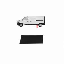BLACK REAR SIDE MOULDING PANEL PASSENGER SIDE LH