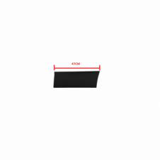 BLACK REAR SIDE MOULDING PANEL PASSENGER SIDE LH
