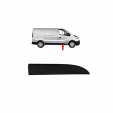 BLACK FRONT DOOR SIDE MOULDING PANEL DRIVERS SIDE RH