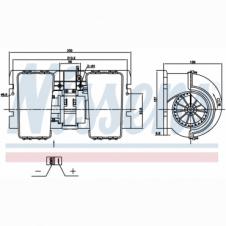 INTERNAL TWIN HEATER BLOWER MOTOR