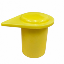 21MM YELLOW LONG REACH WHEEL NUT INDICATOR COVERS (PKT 50)