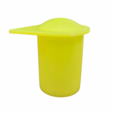 22MM FLUORESCENT YELLOW LONG REACH WHEEL NUT INDICATOR COVERS (PKT 20)
