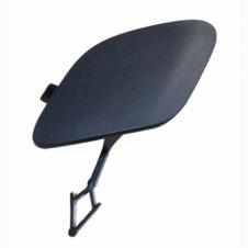 BLACK FRONT BUMPER TOW HOOK COVER