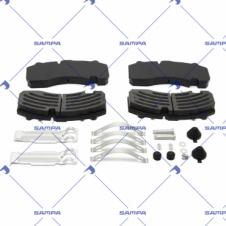 BRAKE PAD AXLE SET C/W FITTING KIT