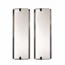 STAINLESS STEEL MIRROR GUARD SET