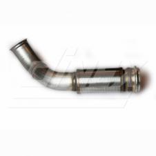STAINLESS STEEL EXHAUST DOWNPIPE WITH FLEXI PIPE