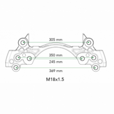 FRONT BRAKE CALIPER PASSENGER SIDE LH