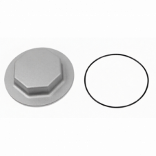 AXLE END HUB CAP WITH O-RING