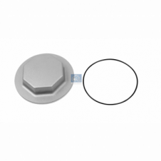 AXLE END HUB CAP WITH O-RING