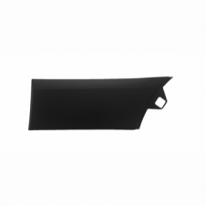 BLACK FORWARD REAR SIDE MOULDING PANEL PASSENGER SIDE LH