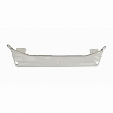 PAINTED WHITE FRONT BUMPER CENTRE