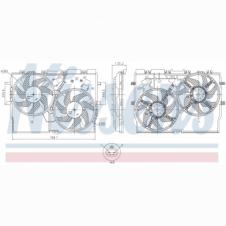 RADIATOR TWIN FAN WITH SURROUND
