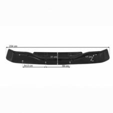 SUNVISOR WITH TRIM SECTIONS