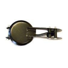 BLACK COATED EXHAUST RAIN CAP 5"