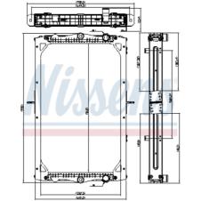 COOLANT RADIATOR WITH FRAME