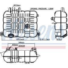 EXPANSION HEADER TANK WITH LEVEL SENSOR