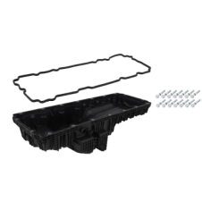 PLASTIC ENGINE OIL SUMP PAN WITH GASKET